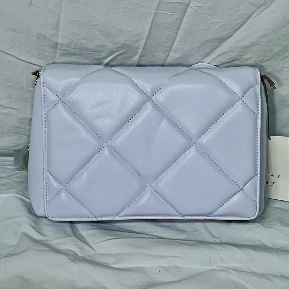 NWT Light Purple Faux Leather Crossbody Bag
